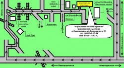 транспортное отделение, Карта-схема